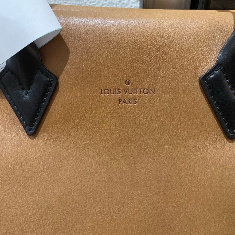 Louis Vuitton Monogram Cuir Orfevre Tote W PM Noisette - Picture 3 of 11